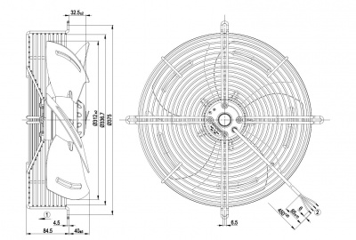 Вентилятор осевой ebmpapst S4E315AP1830