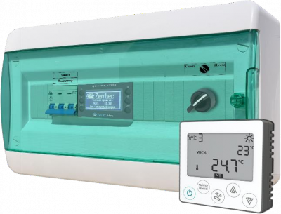 Шкаф автоматики на базе контроллеров Zentec FLS/Z-1V-1A-E-C